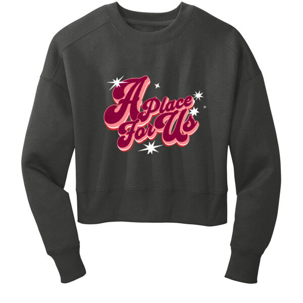 Women's District® Fleece Cropped Crew Thumbnail